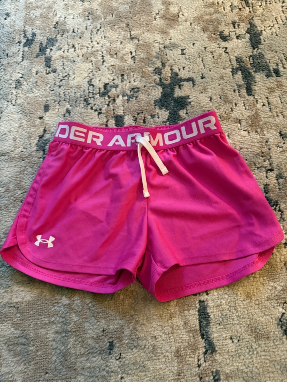 Under Armour Hot Pink Girls' Athletic Shorts
